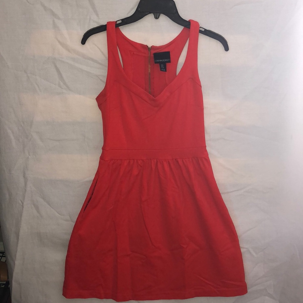 Cynthia Rowley Orange dress sz 0 with pockets